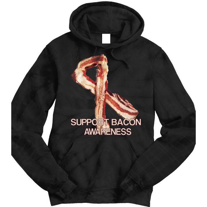 Support Bacon Awareness Tie Dye Hoodie