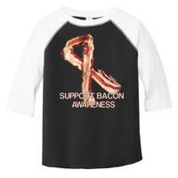 Support Bacon Awareness Toddler Fine Jersey T-Shirt