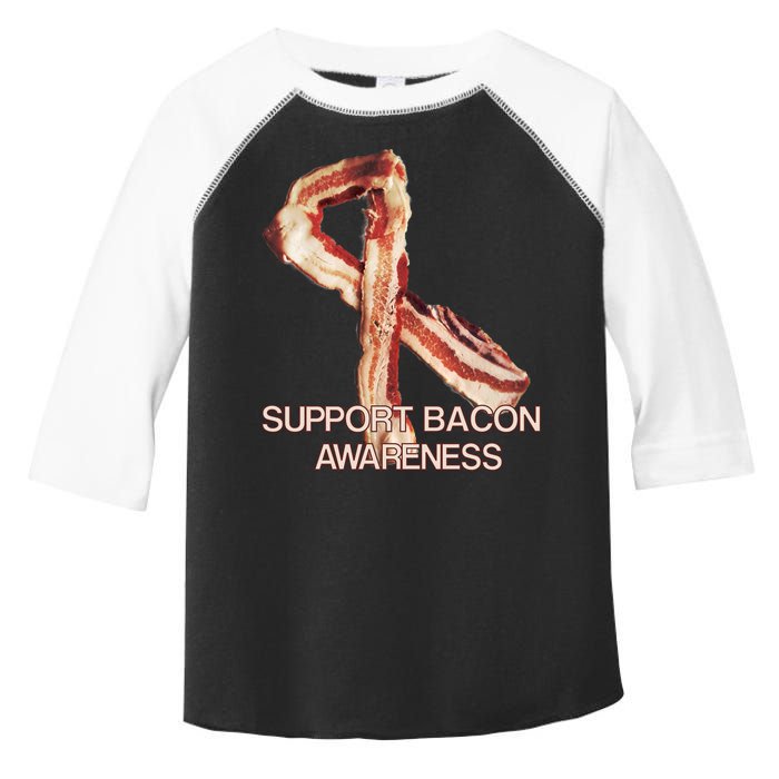 Support Bacon Awareness Toddler Fine Jersey T-Shirt