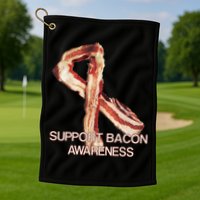 Support Bacon Awareness Golf Towel