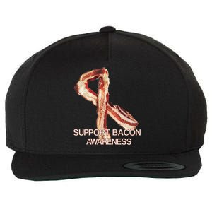 Support Bacon Awareness Wool Snapback Cap