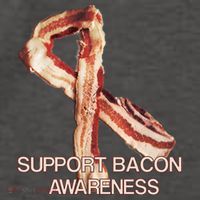 Support Bacon Awareness Vector Backpack