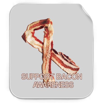 Support Bacon Awareness Permanent Decal Sticker