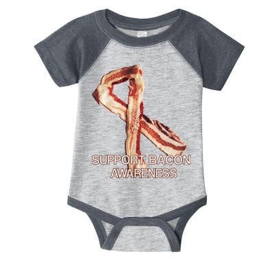 Support Bacon Awareness Infant Baby Jersey Bodysuit