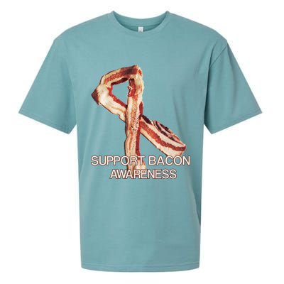 Support Bacon Awareness Sueded Cloud Jersey T-Shirt