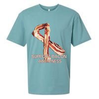 Support Bacon Awareness Sueded Cloud Jersey T-Shirt