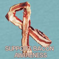 Support Bacon Awareness Sueded Cloud Jersey T-Shirt