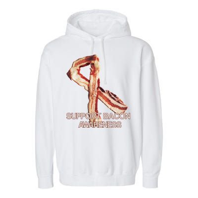 Support Bacon Awareness Garment-Dyed Fleece Hoodie