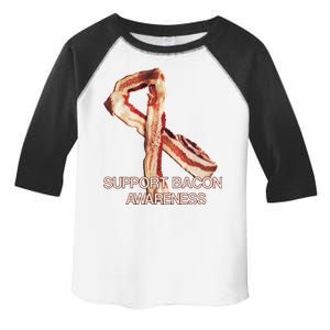 Support Bacon Awareness Toddler Fine Jersey T-Shirt