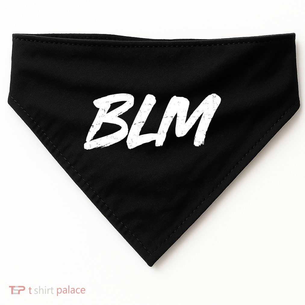 Support BLM Black Lives Matter USA-Made Doggie Bandana