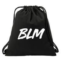 Support BLM Black Lives Matter Drawstring Bag