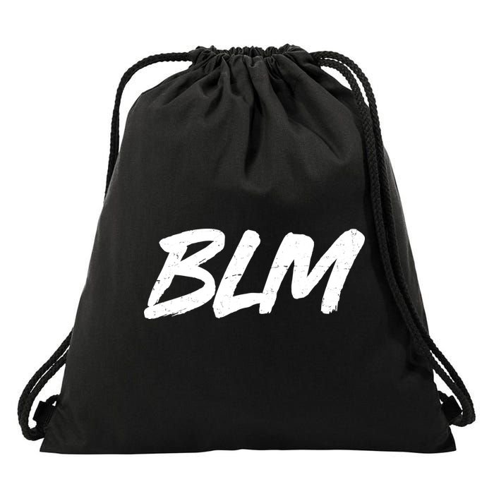 Support BLM Black Lives Matter Drawstring Bag