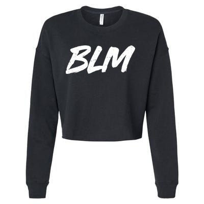 Support BLM Black Lives Matter Cropped Pullover Crew