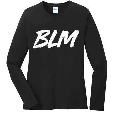 Support BLM Black Lives Matter Ladies Long Sleeve Shirt