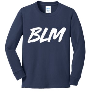 Support BLM Black Lives Matter Kids Long Sleeve Shirt