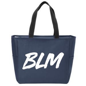 Support BLM Black Lives Matter Zip Tote Bag