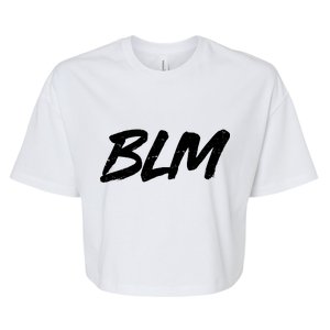 Support BLM Black Lives Matter Bella+Canvas Jersey Crop Tee