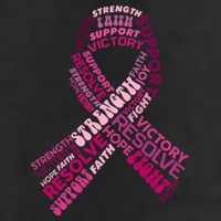 Support Breast Cancer Ribbon Strong Cool Comfort Performance Bucket Hat