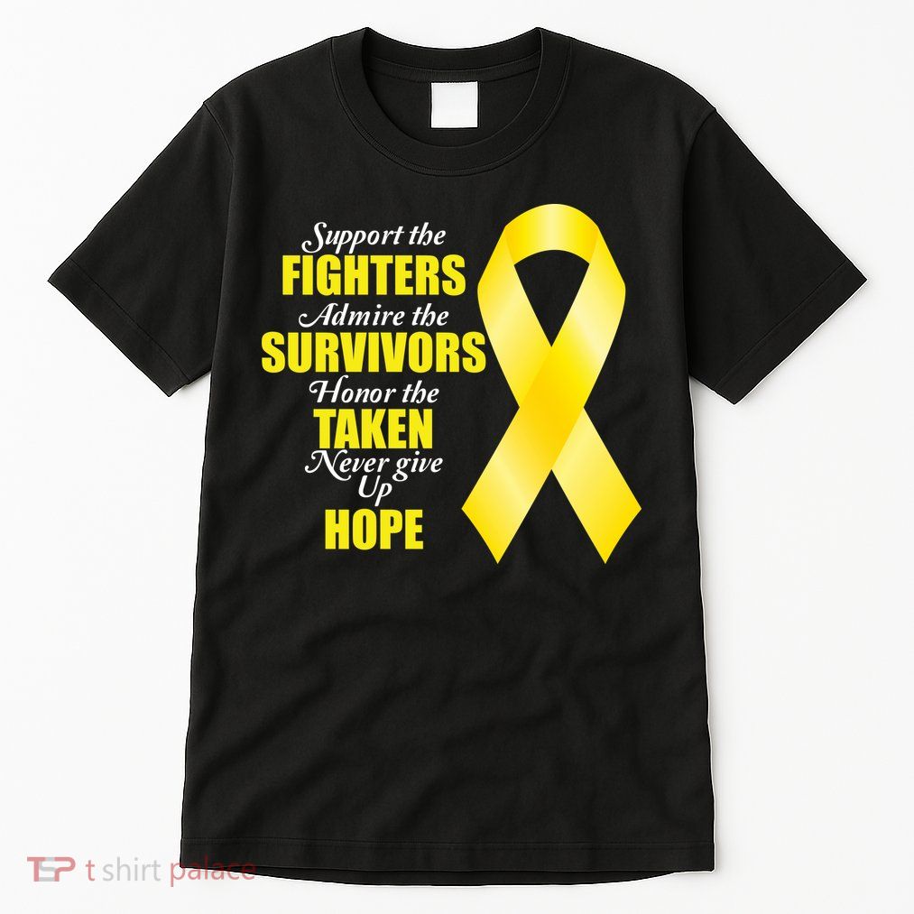 Support Childhood Cancer Awareness Quote Tall T-Shirt