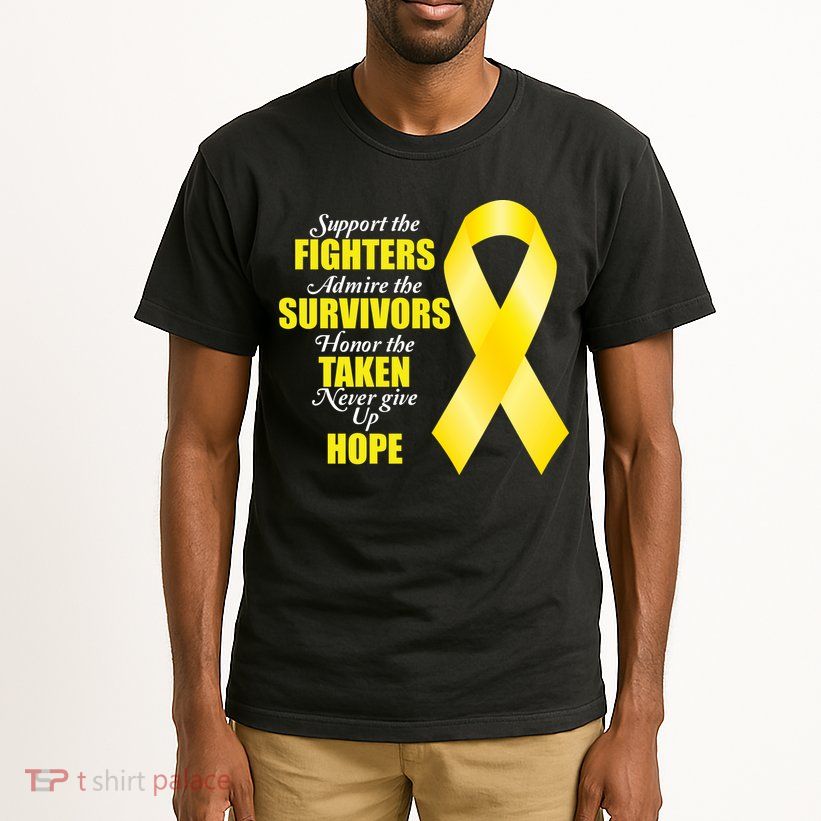 Support Childhood Cancer Awareness Quote Tall T-Shirt