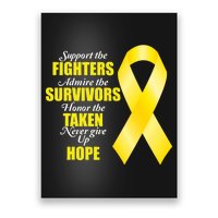 Support Childhood Cancer Awareness Quote Poster