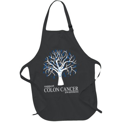 Support Colon Cancer Awareness Ribbon Tree Apron