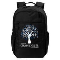 Support Colon Cancer Awareness Ribbon Tree Daily Commute Backpack