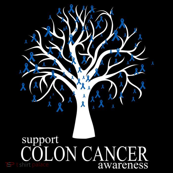 Support Colon Cancer Awareness Ribbon Tree Toddler Hoodie