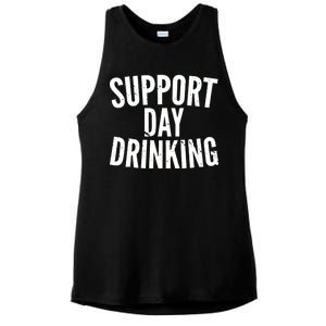 Support Day Drinking Ladies PosiCharge Tri-Blend Wicking Tank