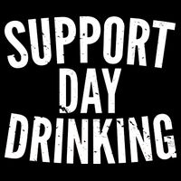 Support Day Drinking Women's Perfect Tri Tunic Long Sleeve Shirt