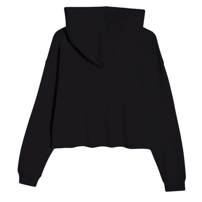 Support Day Drinking Crop Fleece Hoodie