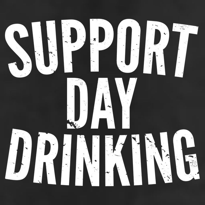 Support Day Drinking Crop Fleece Hoodie