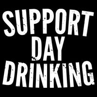 Support Day Drinking Pom Pom 12in Knit Beanie