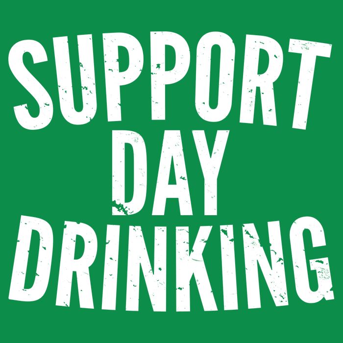 Support Day Drinking V-Neck T-Shirt