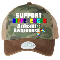 Support Differences Autism Awareness Legacy Tie Dye Trucker Hat