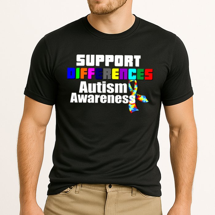 Support Differences Autism Awareness Performance Shirt