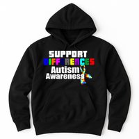 Support Differences Autism Awareness Hoodie