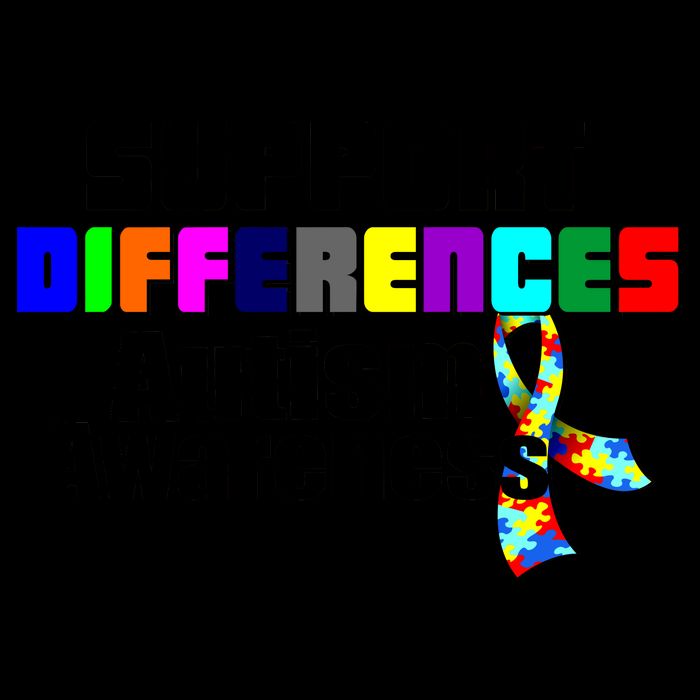 Support Differences Autism Awareness Mug