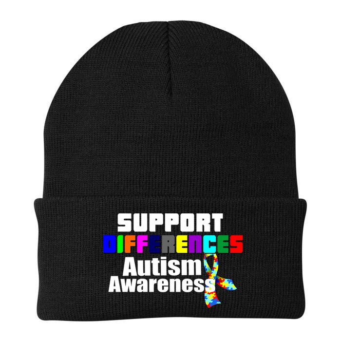 Support Differences Autism Awareness Beanie