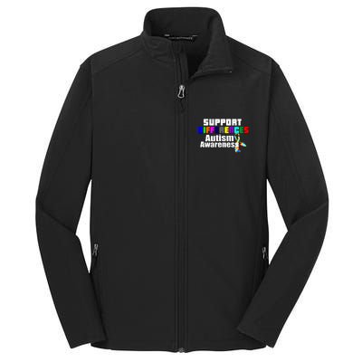 Support Differences Autism Awareness Core Soft Shell Jacket