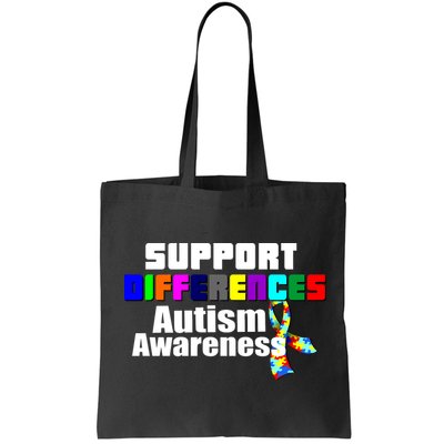 Support Differences Autism Awareness Bag