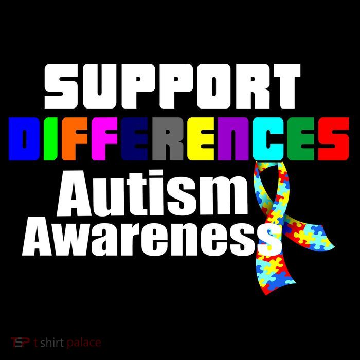 Support Differences Autism Awareness Poster