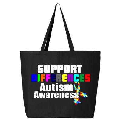 Support Differences Autism Awareness 25L Jumbo Tote