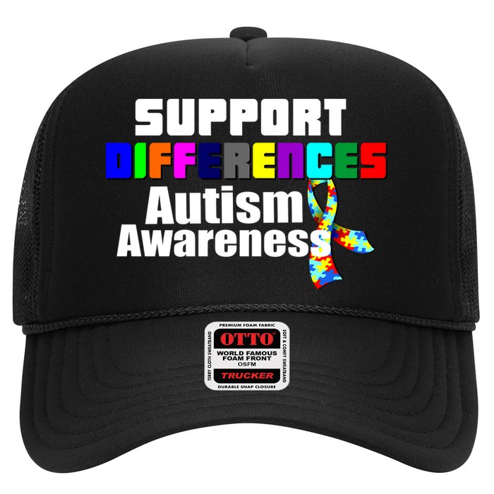 Support Differences Autism Awareness Trucker Hat