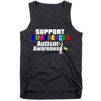 Support Differences Autism Awareness Tank Top