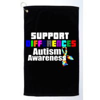 Support Differences Autism Awareness Golf Towel