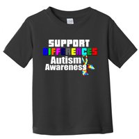 Support Differences Autism Awareness Toddler T-Shirt