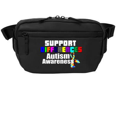 Support Differences Autism Awareness Crossbody Pack