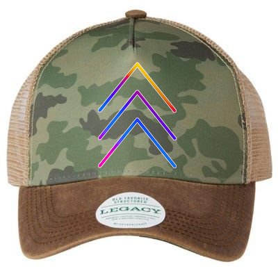 Support Down Syndrome 3 Arrows Legacy Tie Dye Trucker Hat