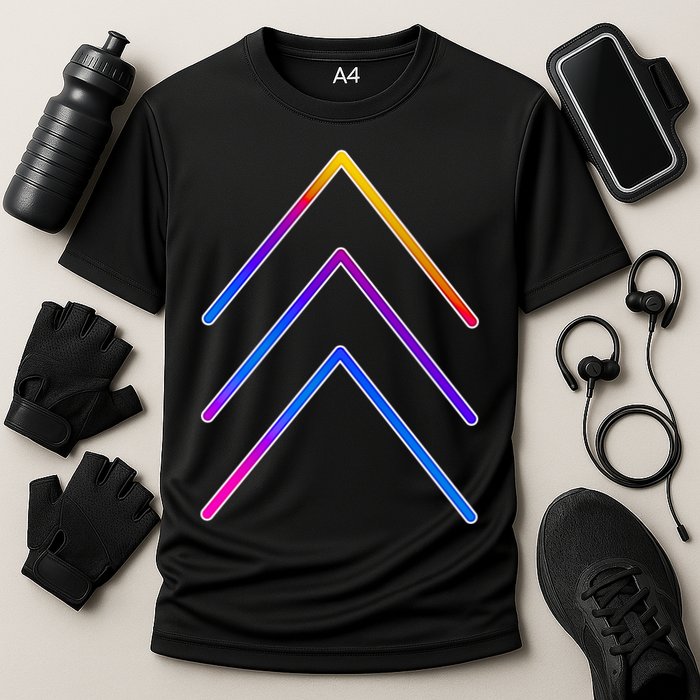 Support Down Syndrome 3 Arrows Performance Shirt